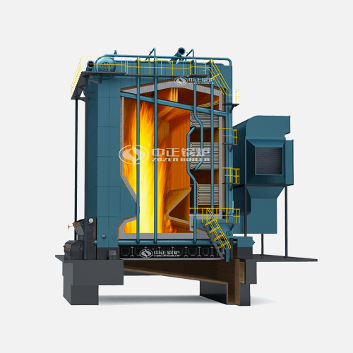 DHL系列生物質角管式鏈條爐排熱水鍋爐型號參數